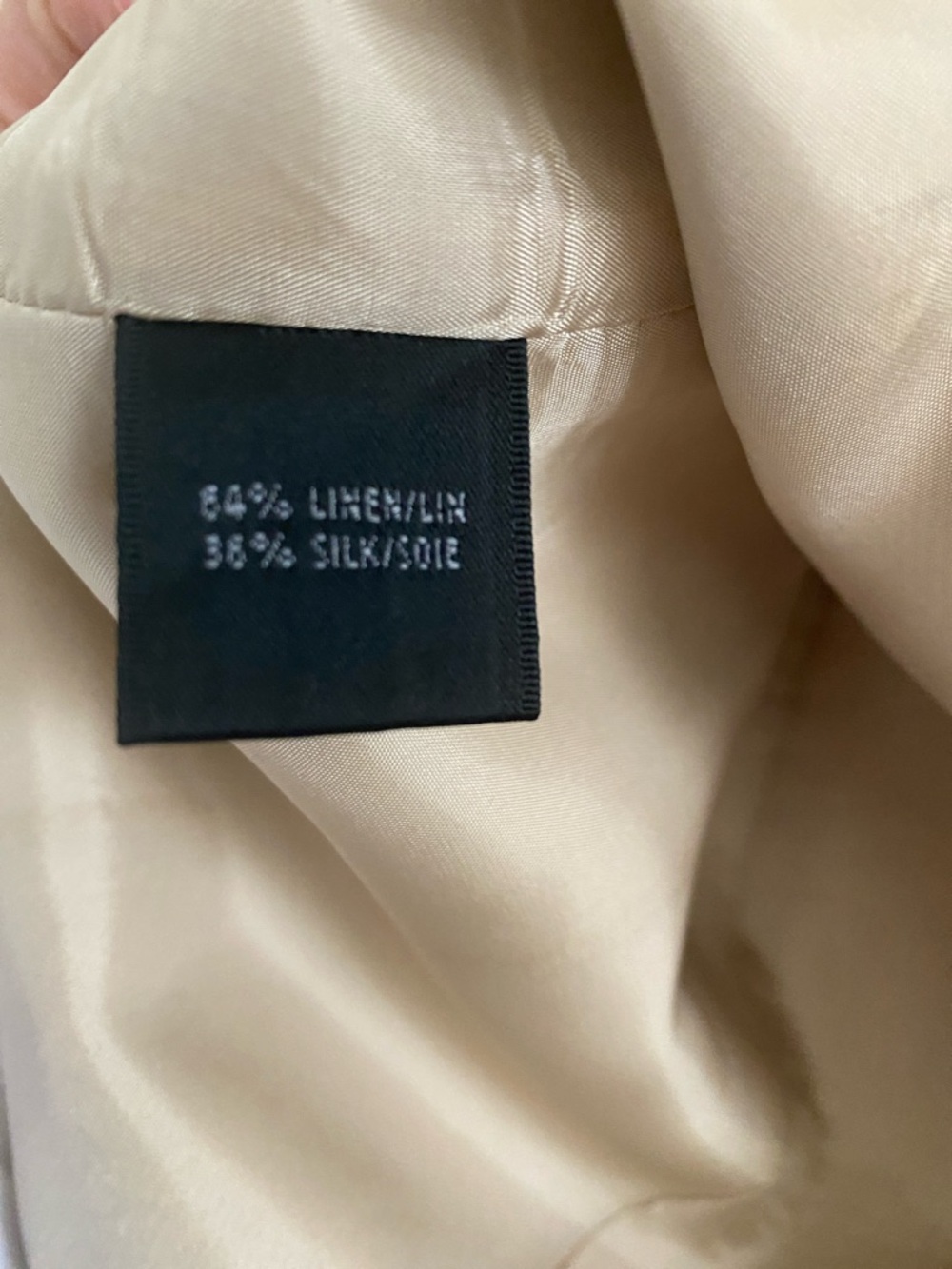 Lafayette 148 New York | Linen Silk Blazer | Size 10 - Picture 8 of 9